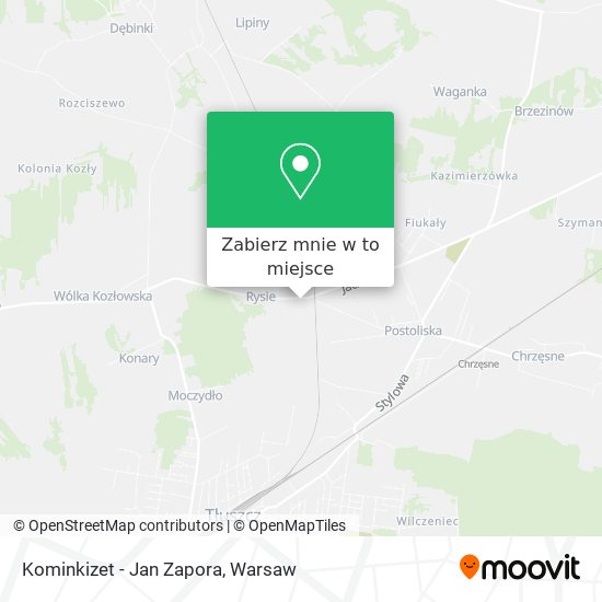 Mapa Kominkizet - Jan Zapora