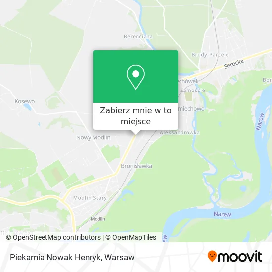 Mapa Piekarnia Nowak Henryk