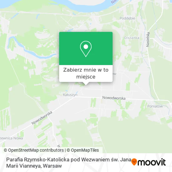 Mapa Parafia Rzymsko-Katolicka pod Wezwaniem św. Jana Marii Vianneya