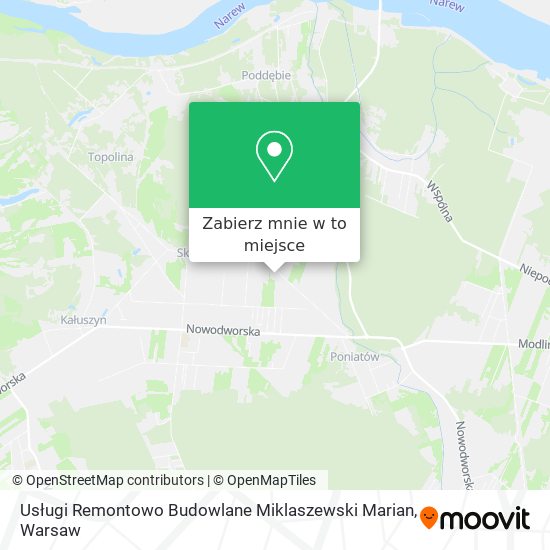 Mapa Usługi Remontowo Budowlane Miklaszewski Marian