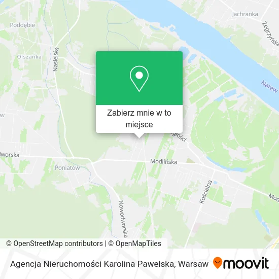 Mapa Agencja Nieruchomości Karolina Pawelska