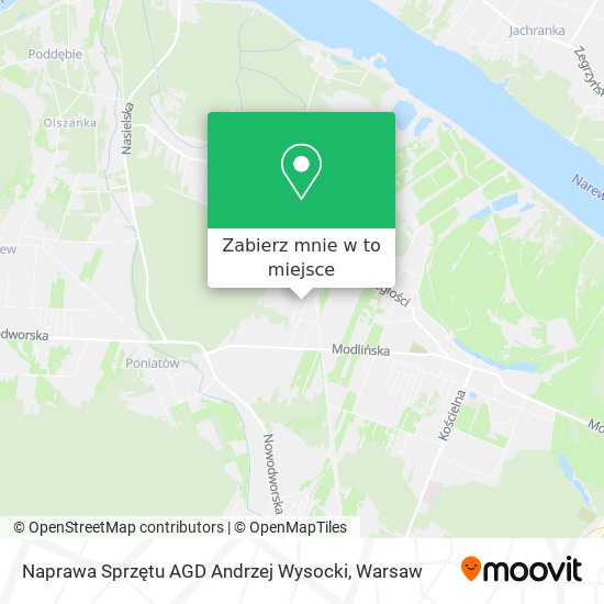 Mapa Naprawa Sprzętu AGD Andrzej Wysocki