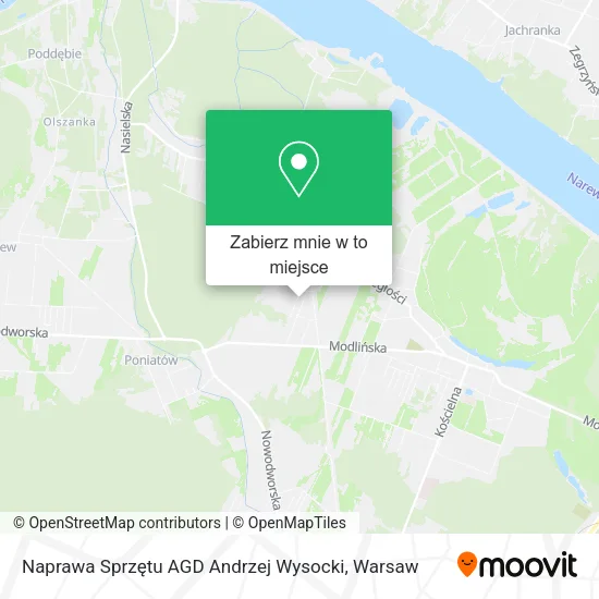 Mapa Naprawa Sprzętu AGD Andrzej Wysocki