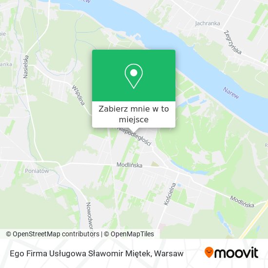 Mapa Ego Firma Usługowa Sławomir Miętek