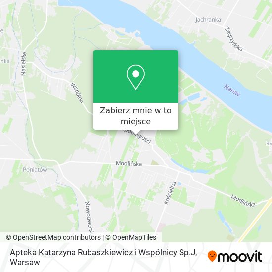 Mapa Apteka Katarzyna Rubaszkiewicz i Wspólnicy Sp.J