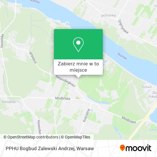 Mapa PPHU Bogbud Zalewski Andrzej