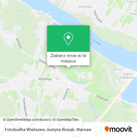 Mapa Fotobudka Wieliszew Justyna Rosiak