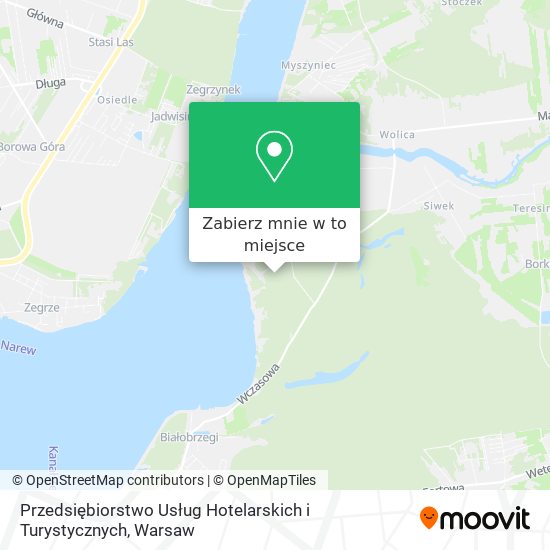 Mapa Przedsiębiorstwo Usług Hotelarskich i Turystycznych