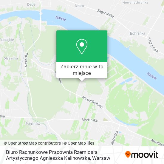 Mapa Biuro Rachunkowe Pracownia Rzemiosła Artystycznego Agnieszka Kalinowska