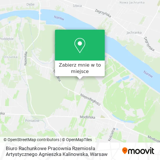 Mapa Biuro Rachunkowe Pracownia Rzemiosła Artystycznego Agnieszka Kalinowska