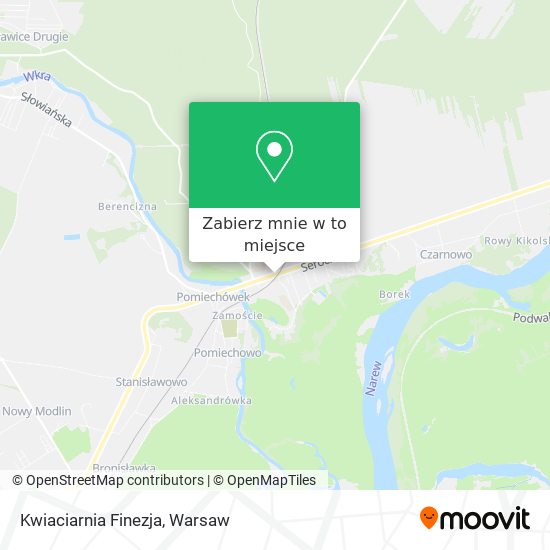 Mapa Kwiaciarnia Finezja