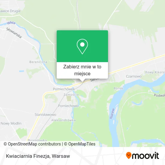 Mapa Kwiaciarnia Finezja