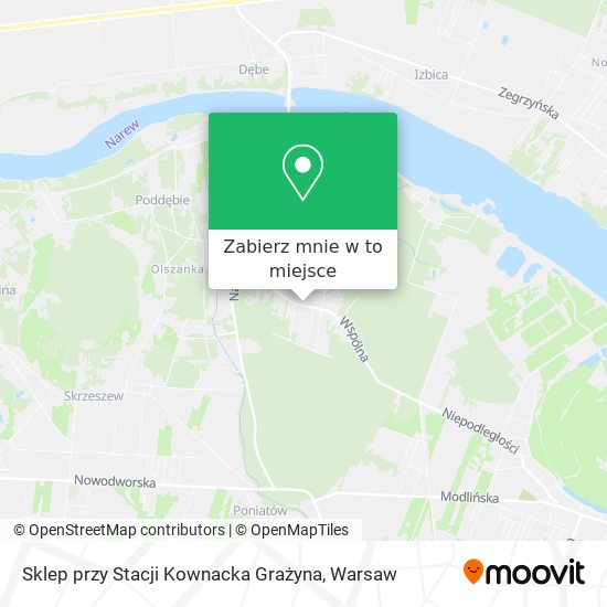 Mapa Sklep przy Stacji Kownacka Grażyna