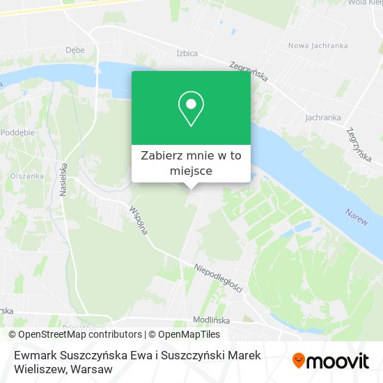 Mapa Ewmark Suszczyńska Ewa i Suszczyński Marek Wieliszew