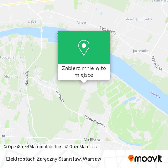 Mapa Elektrostach Załęczny Stanisław