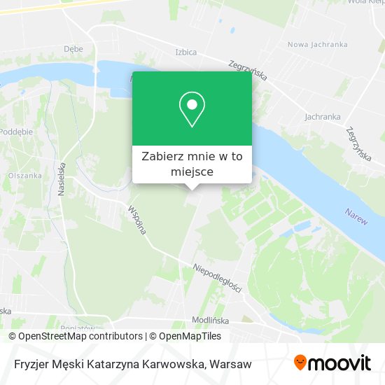 Mapa Fryzjer Męski Katarzyna Karwowska