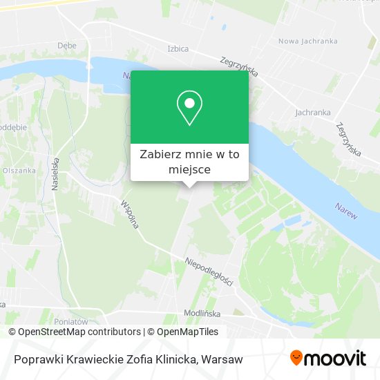 Mapa Poprawki Krawieckie Zofia Klinicka