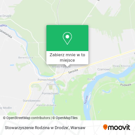 Mapa Stowarzyszenie Rodzina w Drodze'