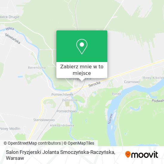 Mapa Salon Fryzjerski Jolanta Smoczyńska-Raczyńska