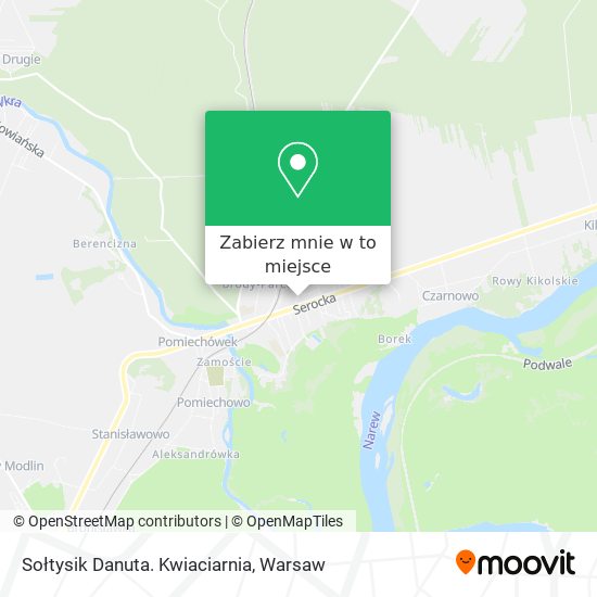 Mapa Sołtysik Danuta. Kwiaciarnia