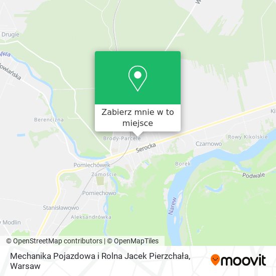 Mapa Mechanika Pojazdowa i Rolna Jacek Pierzchała