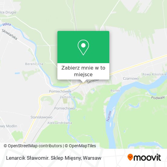 Mapa Lenarcik Sławomir. Sklep Mięsny