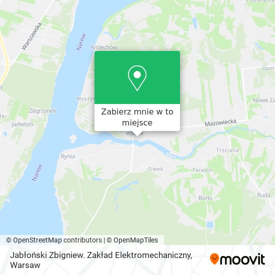 Mapa Jabłoński Zbigniew. Zakład Elektromechaniczny