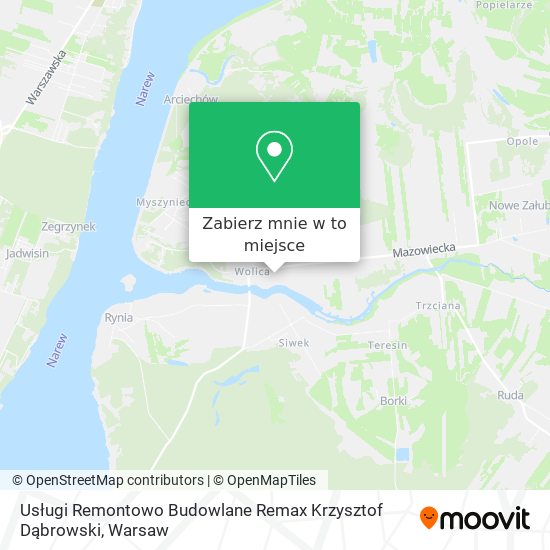 Mapa Usługi Remontowo Budowlane Remax Krzysztof Dąbrowski