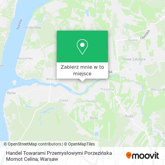 Mapa Handel Towarami Przemysłowymi Porzezińska Momot Celina