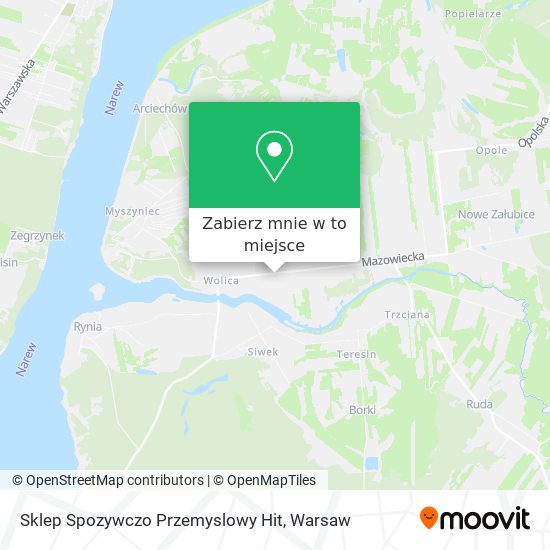 Mapa Sklep Spozywczo Przemyslowy Hit