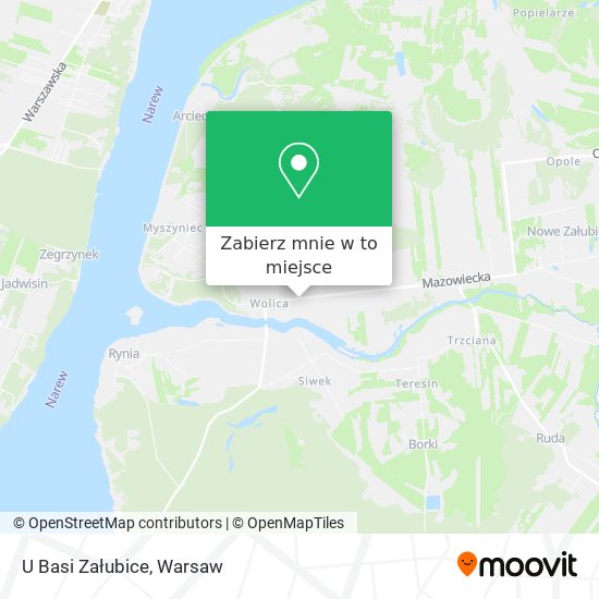 Mapa U Basi Załubice