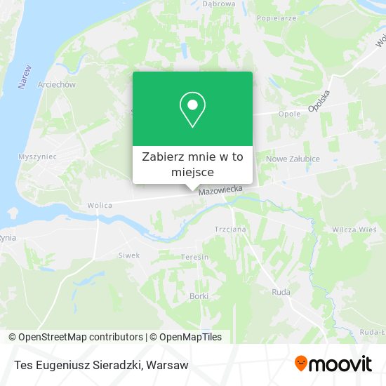 Mapa Tes Eugeniusz Sieradzki