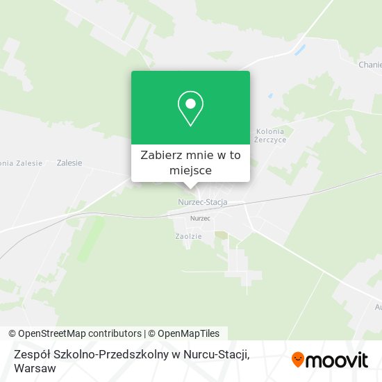 Mapa Zespół Szkolno-Przedszkolny w Nurcu-Stacji