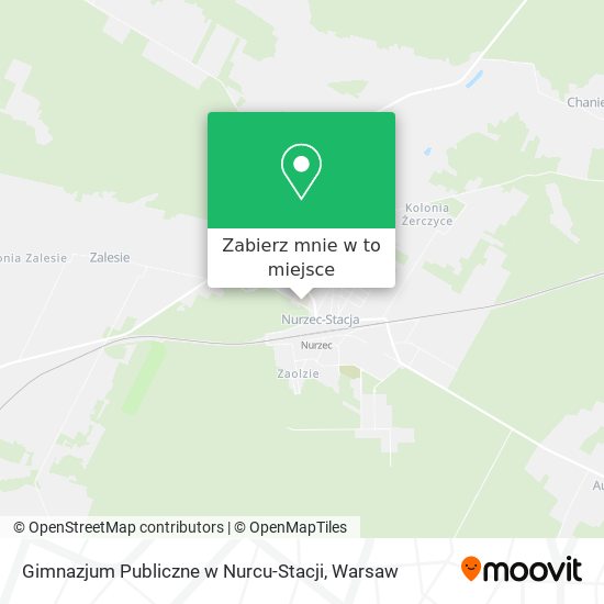 Mapa Gimnazjum Publiczne w Nurcu-Stacji