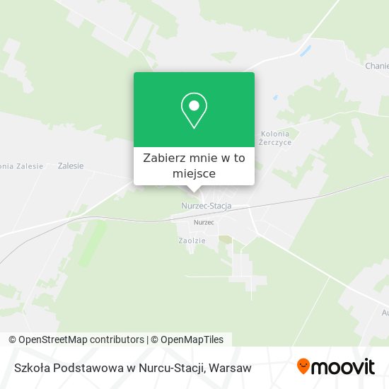 Mapa Szkoła Podstawowa w Nurcu-Stacji