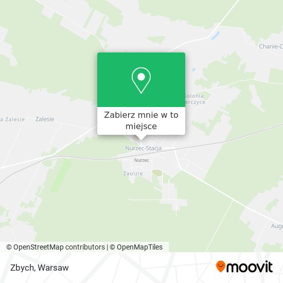 Mapa Zbych