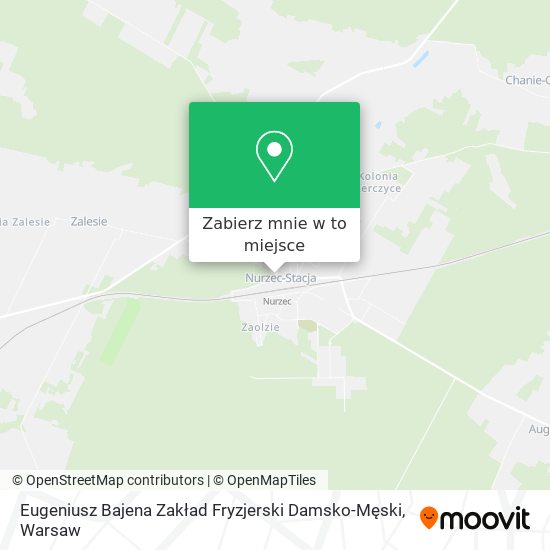 Mapa Eugeniusz Bajena Zakład Fryzjerski Damsko-Męski