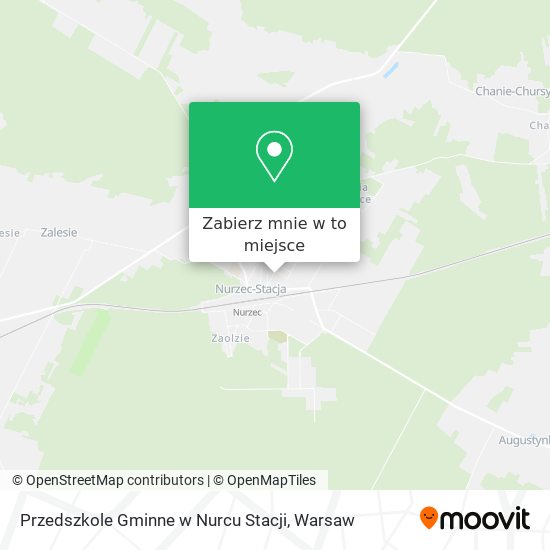 Mapa Przedszkole Gminne w Nurcu Stacji