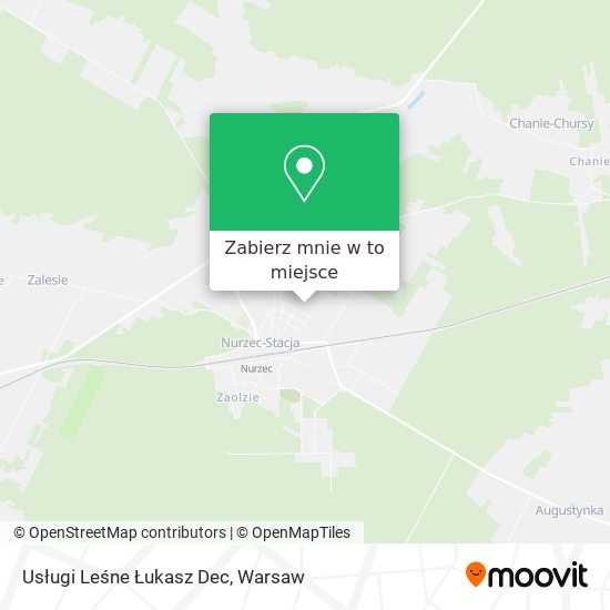 Mapa Usługi Leśne Łukasz Dec