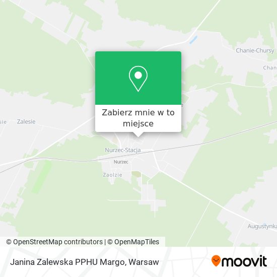 Mapa Janina Zalewska PPHU Margo