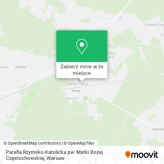 Mapa Parafia Rzymsko-Katolicka pw. Matki Bożej Częstochowskiej