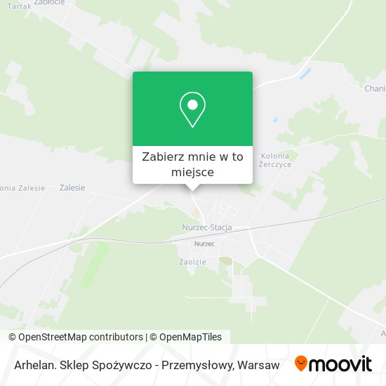 Mapa Arhelan. Sklep Spożywczo - Przemysłowy