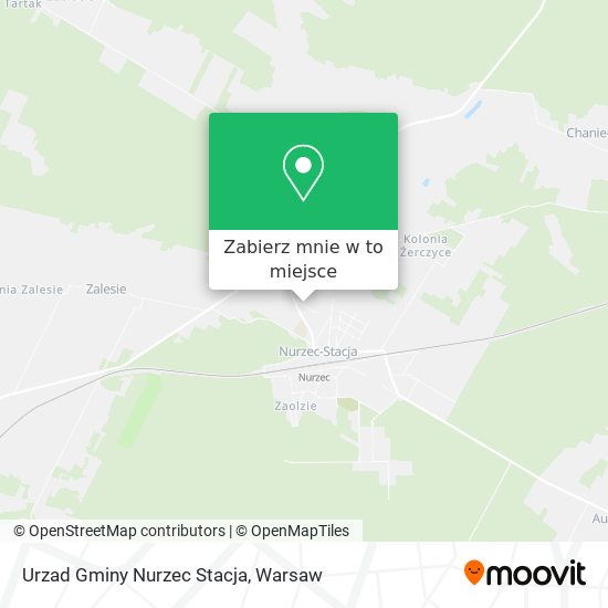 Mapa Urzad Gminy Nurzec Stacja