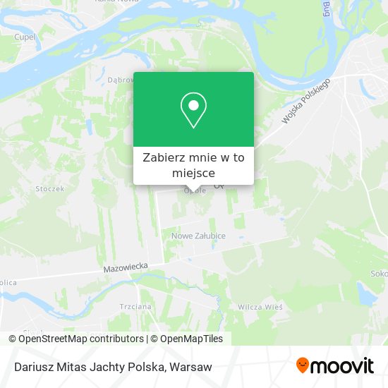 Mapa Dariusz Mitas Jachty Polska