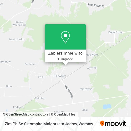 Mapa Zim Pb Sc Sztompka Małgorzata Jadów