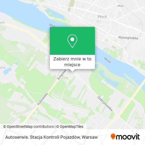 Mapa Autoserwis. Stacja Kontroli Pojazdów