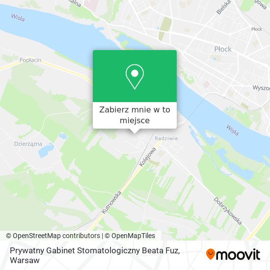 Mapa Prywatny Gabinet Stomatologiczny Beata Fuz