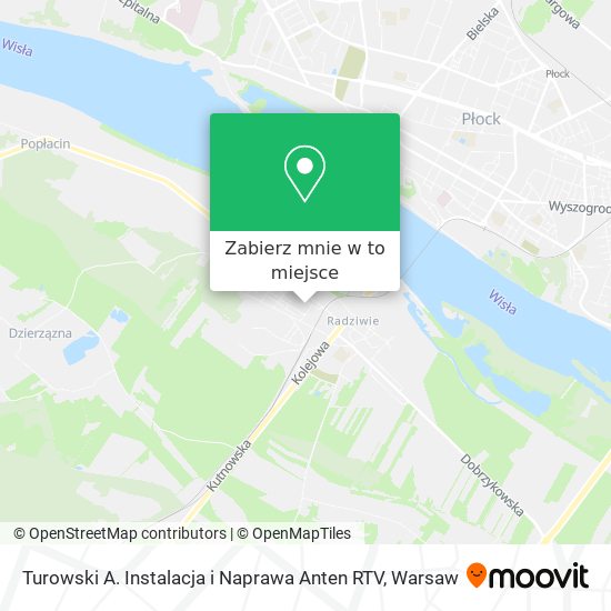 Mapa Turowski A. Instalacja i Naprawa Anten RTV