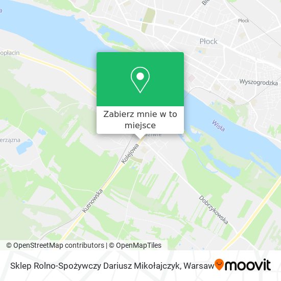 Mapa Sklep Rolno-Spożywczy Dariusz Mikołajczyk