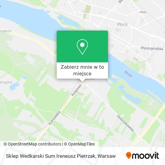 Mapa Sklep Wedkarski Sum Ireneusz Pietrzak